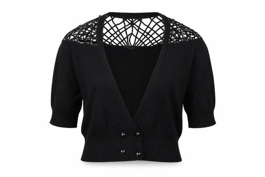 Dorothy Perkins Womens Black   Cardigan Jumper Size 10