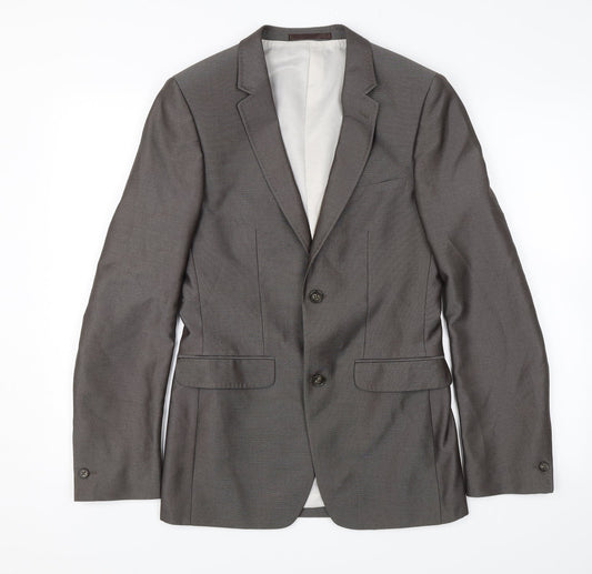 Ventuno 21 Mens Grey   Jacket Blazer Size 34