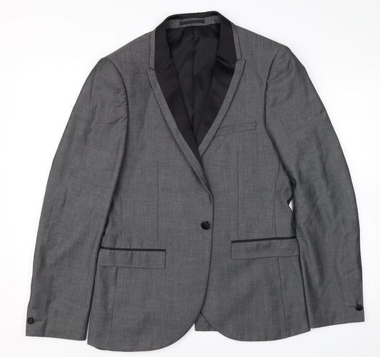 Ventuno 21 Mens Grey   Jacket Blazer Size 38