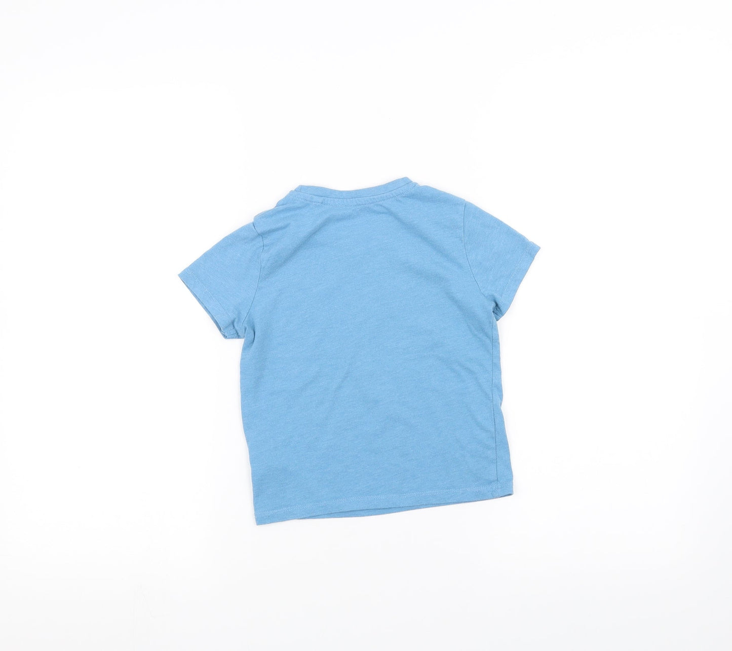 Primark Boys Blue   Basic T-Shirt Size 2-3 Years