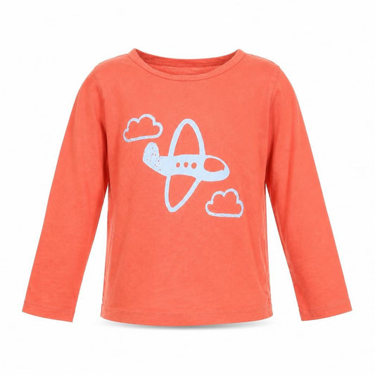 George Girls Orange   Basic T-Shirt Size 5-6 Years