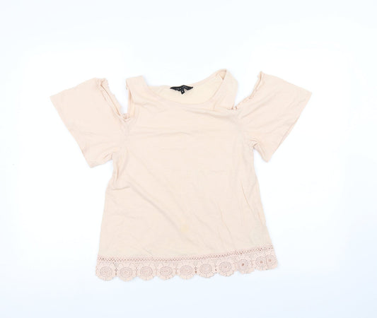 New Look Womens Pink   Basic T-Shirt Size 8