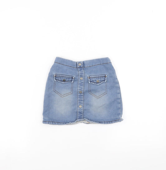 NEXT Girls Blue   A-Line Skirt Size 3-4 Years