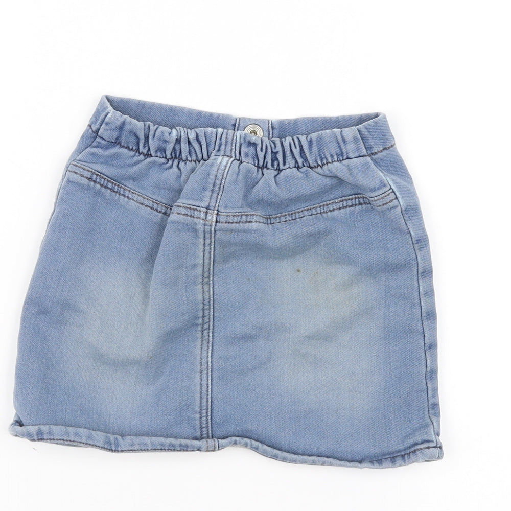 NEXT Girls Blue   A-Line Skirt Size 3-4 Years