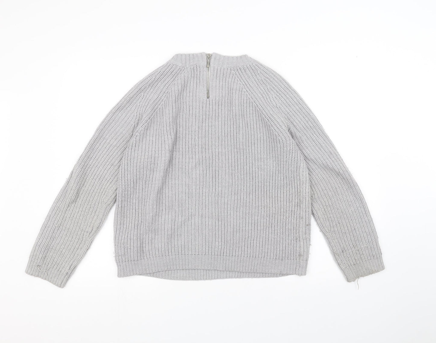 Dorothy Perkins Womens Grey   Pullover Jumper Size 8