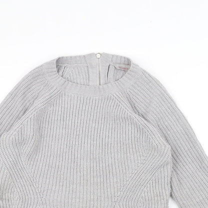 Dorothy Perkins Womens Grey   Pullover Jumper Size 8