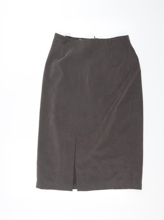 Minute Womens Black   A-Line Skirt Size 12