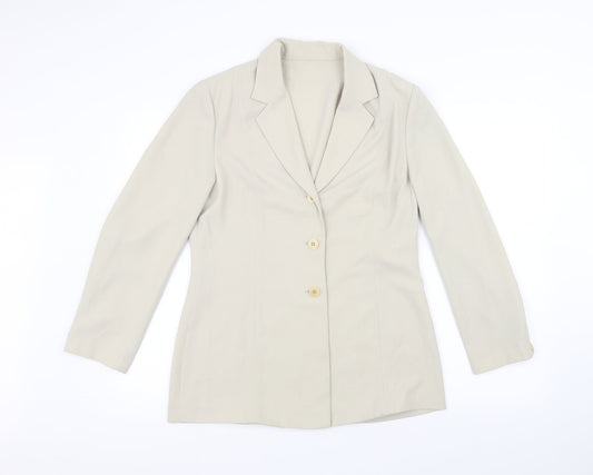 Anne Brooks Womens White   Jacket  Size 12
