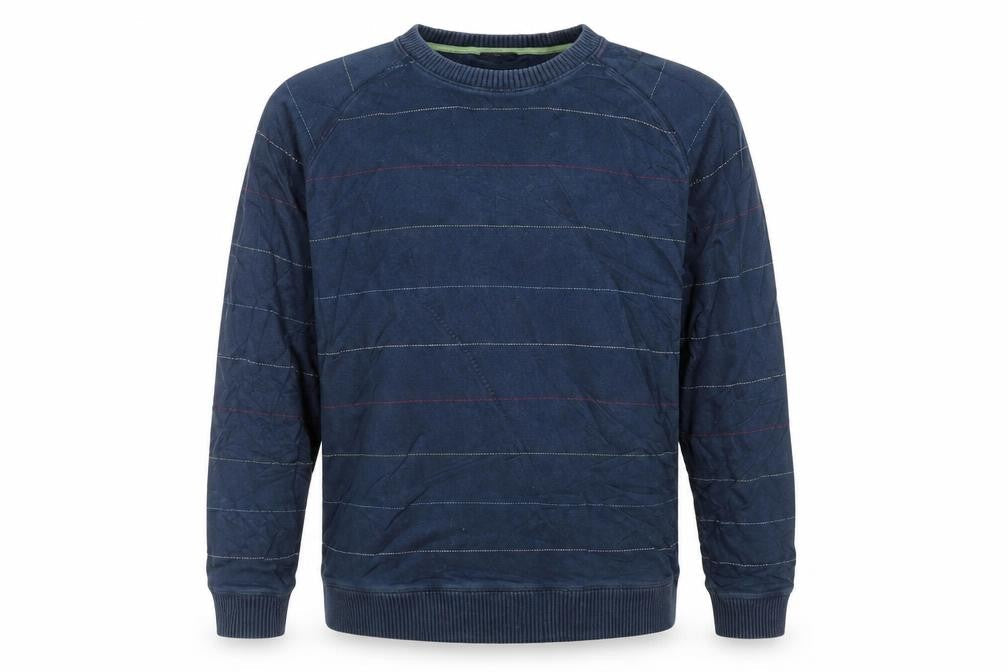 NEXT Mens Blue Striped  Pullover Jumper Size L