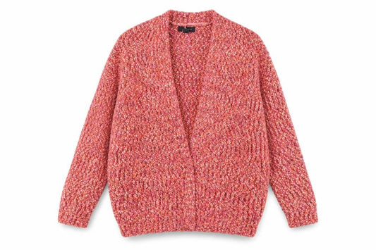 Atmosphere Womens Orange  Knit Jacket Coatigan Size XS