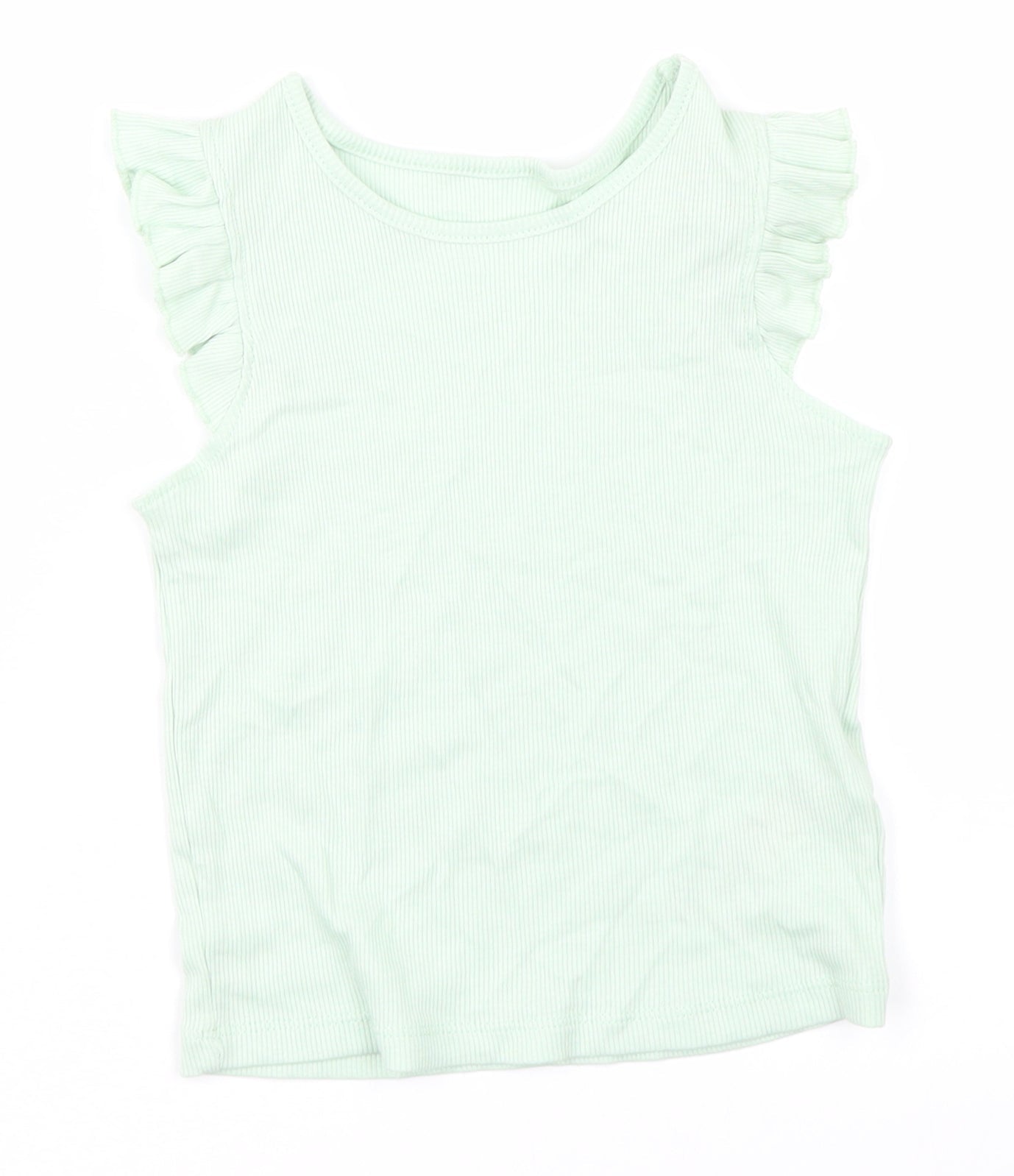 Primark Girls Green   Basic Tank Size 2 Years