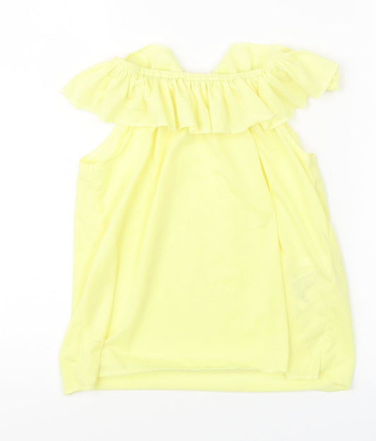 H&M Girls Yellow   Shift  Size 5 Years