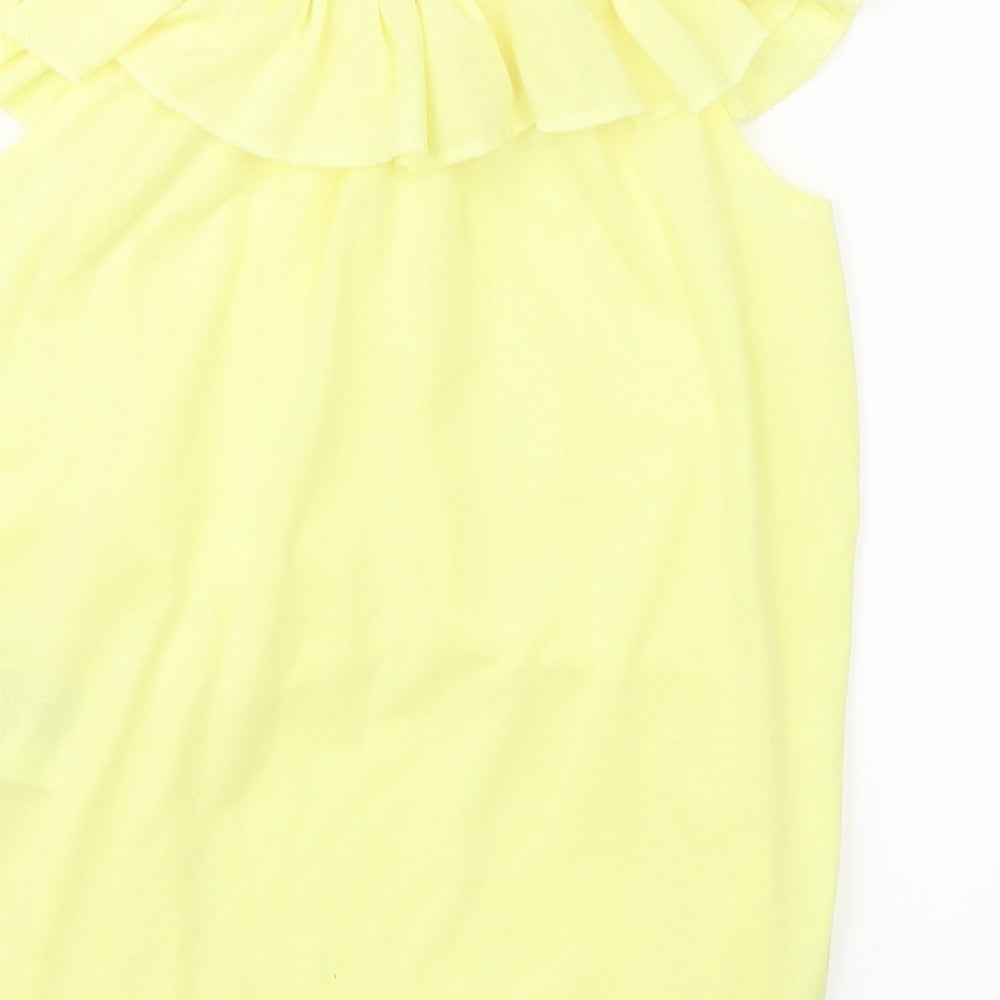H&M Girls Yellow   Shift  Size 5 Years
