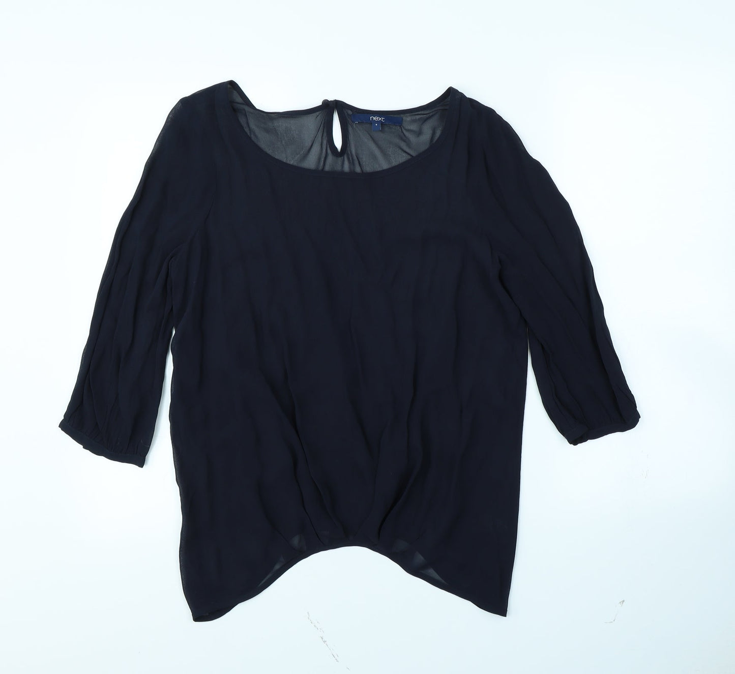 NEXT Womens Blue   Basic Blouse Size 8