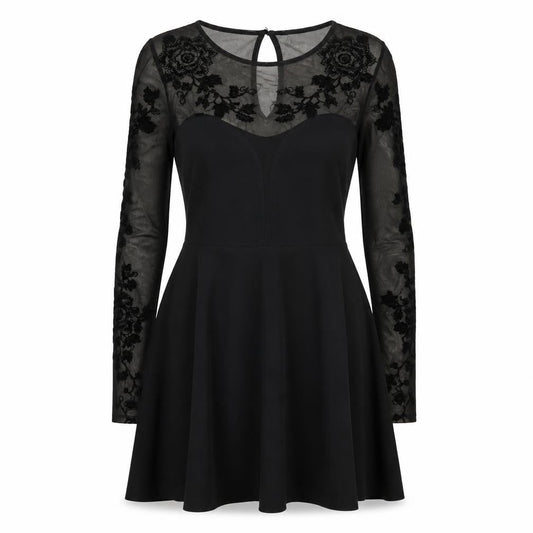 Motel Rocks Womens Black   Fit & Flare  Size S