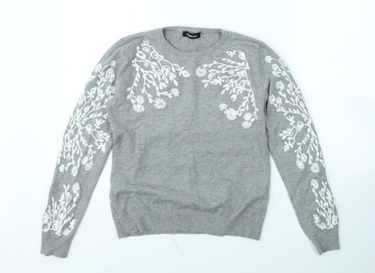 Preloved Kaleidoscope Womens Grey   Pullover Jumper Size 10 - Front