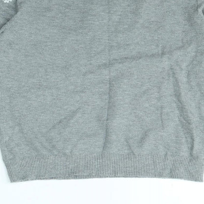 Preloved Kaleidoscope Womens Grey   Pullover Jumper Size 10 - Label