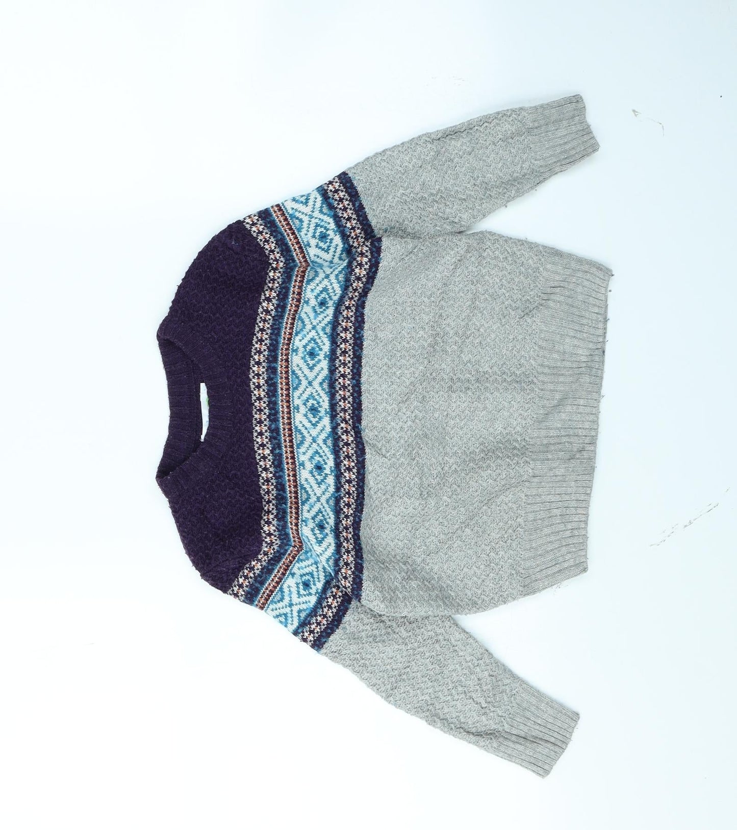 M&Co Boys Grey   Pullover Jumper Size 3 Years