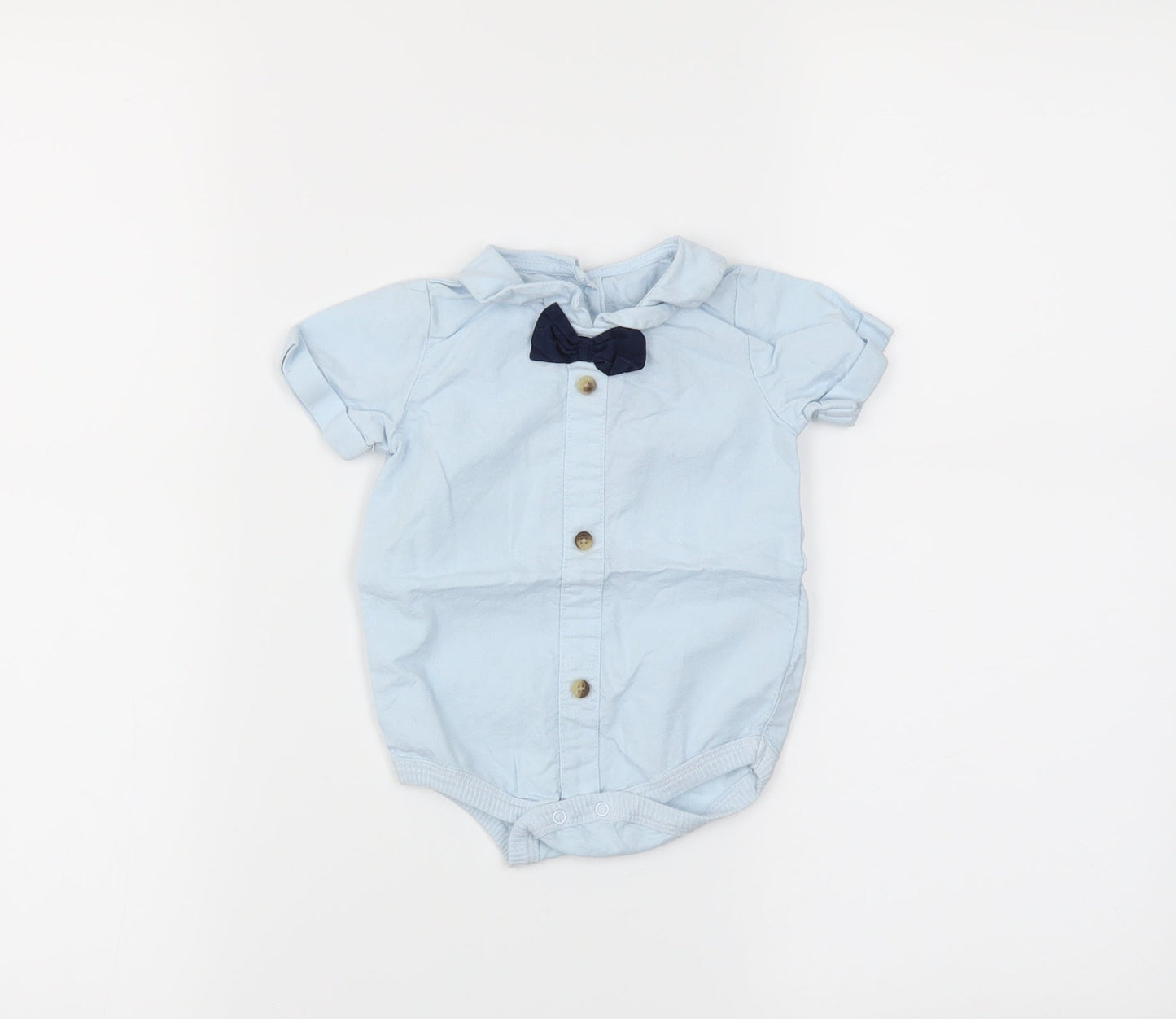 Preworn Boys Blue   Babygrow One-Piece Size 3-6 Months