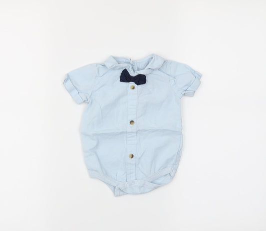 Preworn Boys Blue   Babygrow One-Piece Size 3-6 Months