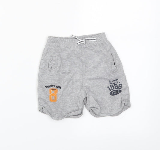 Preworn Boys Grey   Cropped Trousers Size 9-12 Months