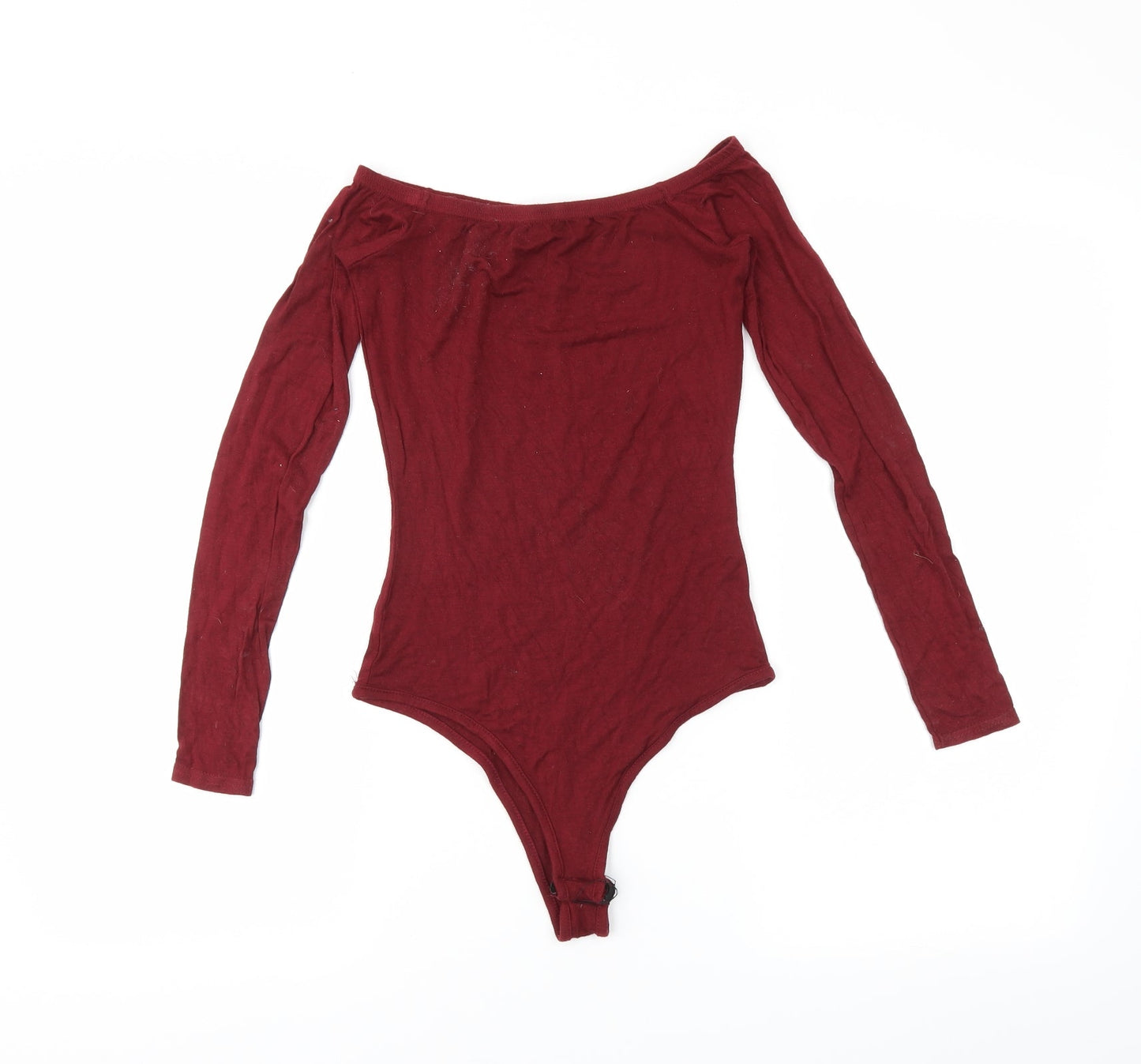 PRETTYLITTLETHING Womens Red   Bodysuit One-Piece Size 8