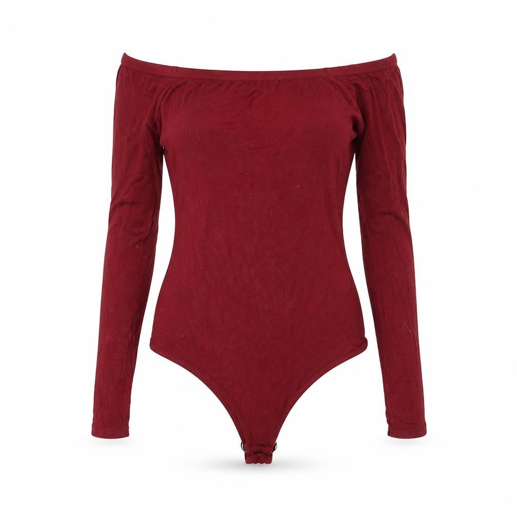 PRETTYLITTLETHING Womens Red   Bodysuit One-Piece Size 8