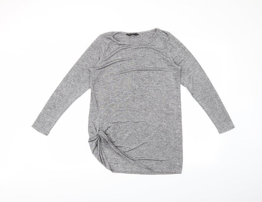 Dorothy Perkins Womens Grey   Basic Blouse Size 12