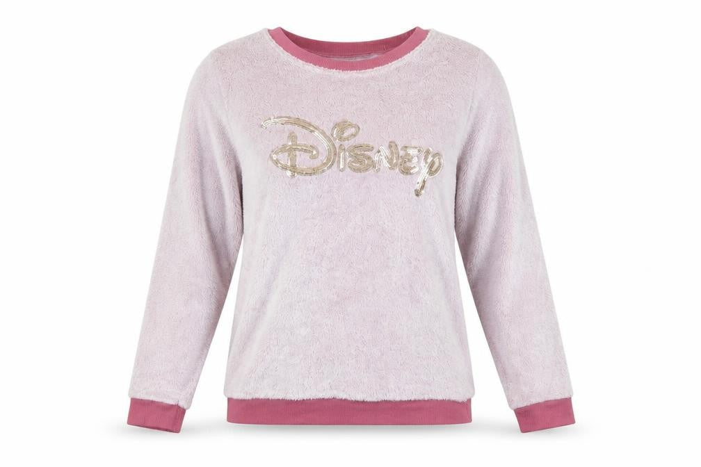 Disney Womens Pink Solid  Capri Pyjama Top Size XS  - disney