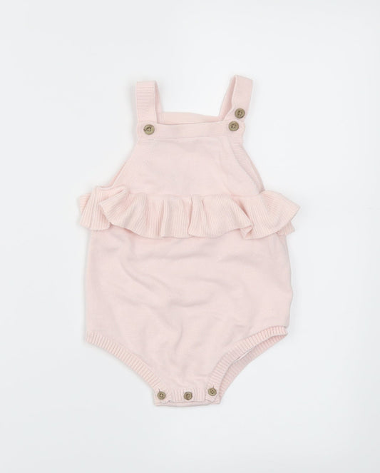 TU Girls Red   Babygrow One-Piece Size 12-18 Months