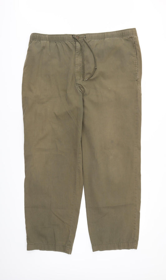 BHS Womens Brown   Chino Trousers Size L L28 in