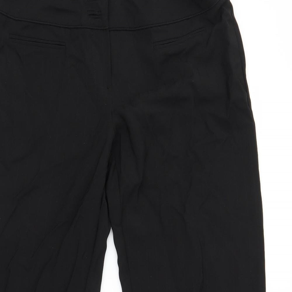 Dorothy Perkins Womens Black   Trousers  Size 12 L27 in