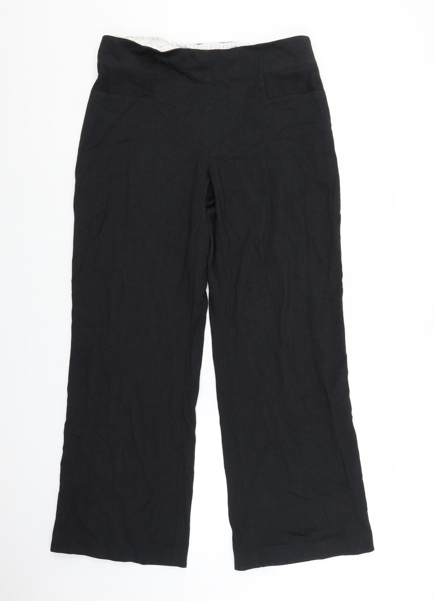 Marks and Spencer Womens Black   Trousers  Size 12 L28 in