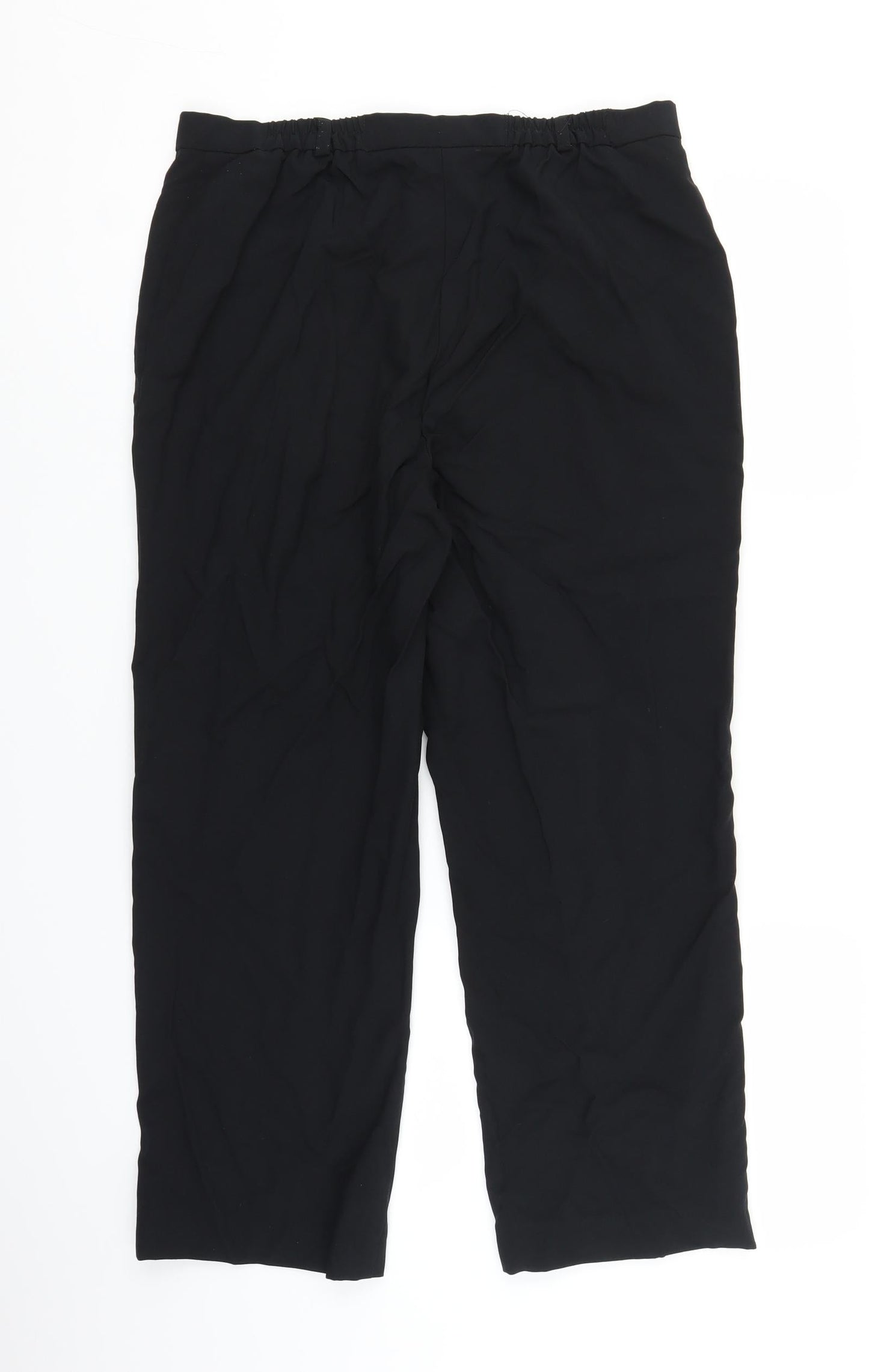 BHS Womens Black   Trousers  Size 14 L24 in