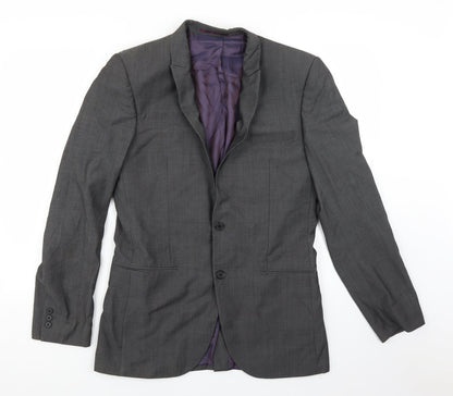 Next Mens Grey   Jacket Suit Jacket Size 38