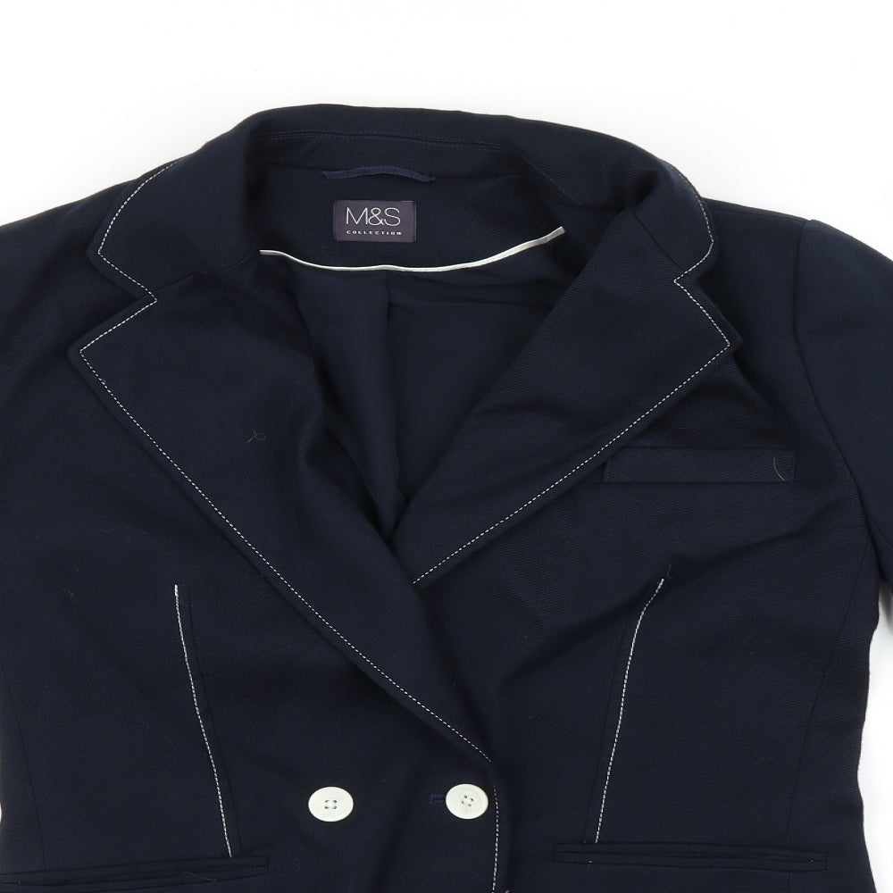 Marks and Spencer Womens Blue   Jacket  Size 6