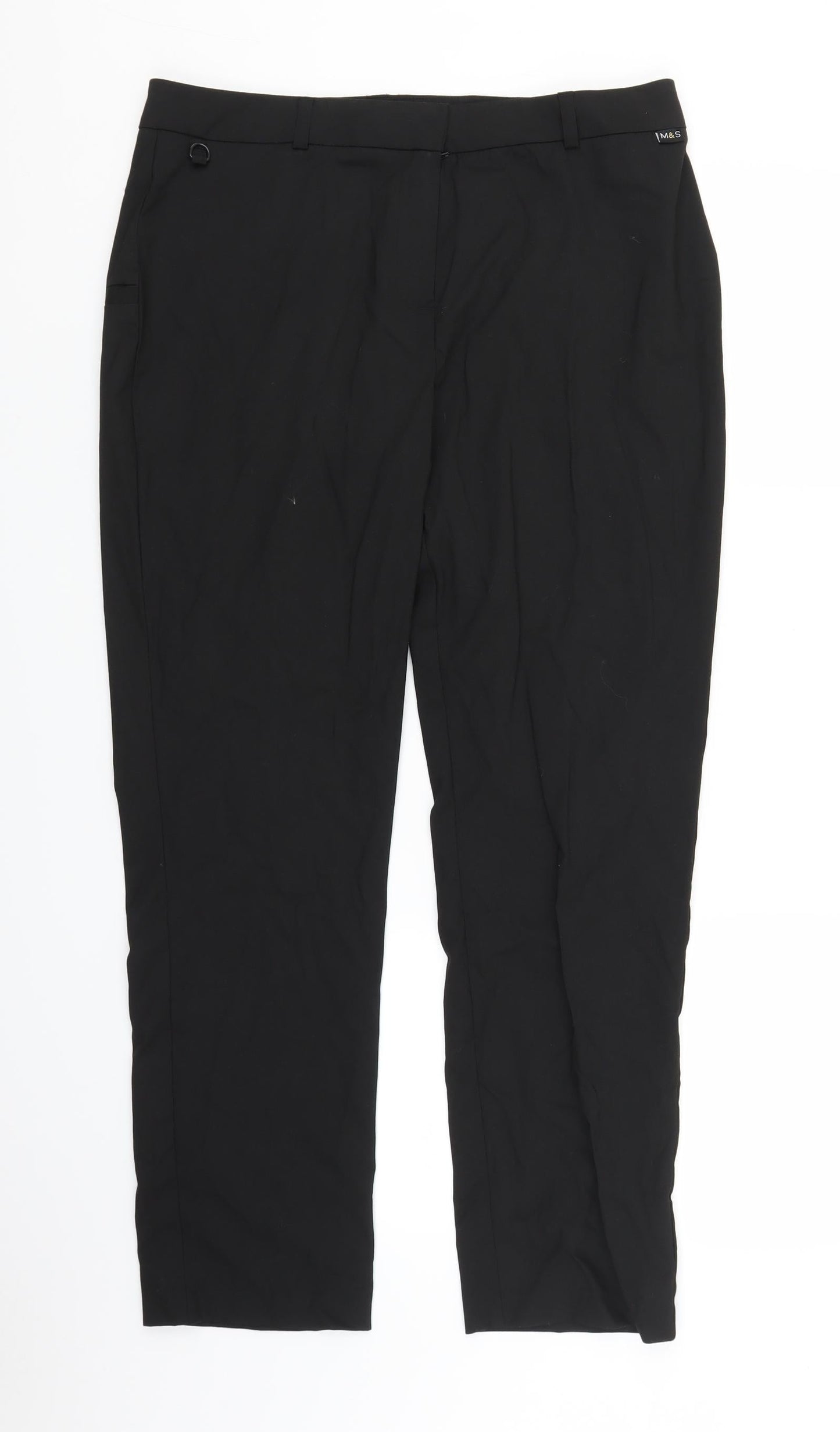 Incorporatewear Womens Black   Trousers  Size 14 L28 in