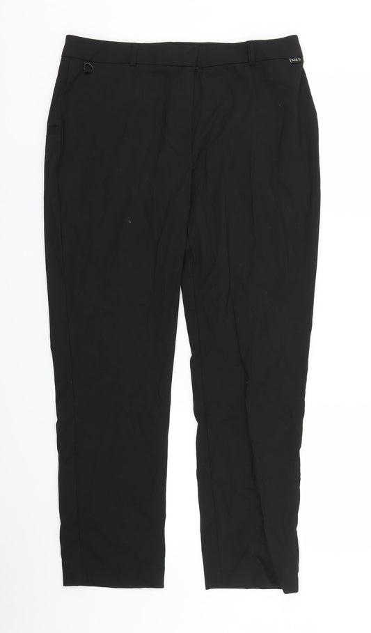 Incorporatewear Womens Black   Trousers  Size 14 L28 in