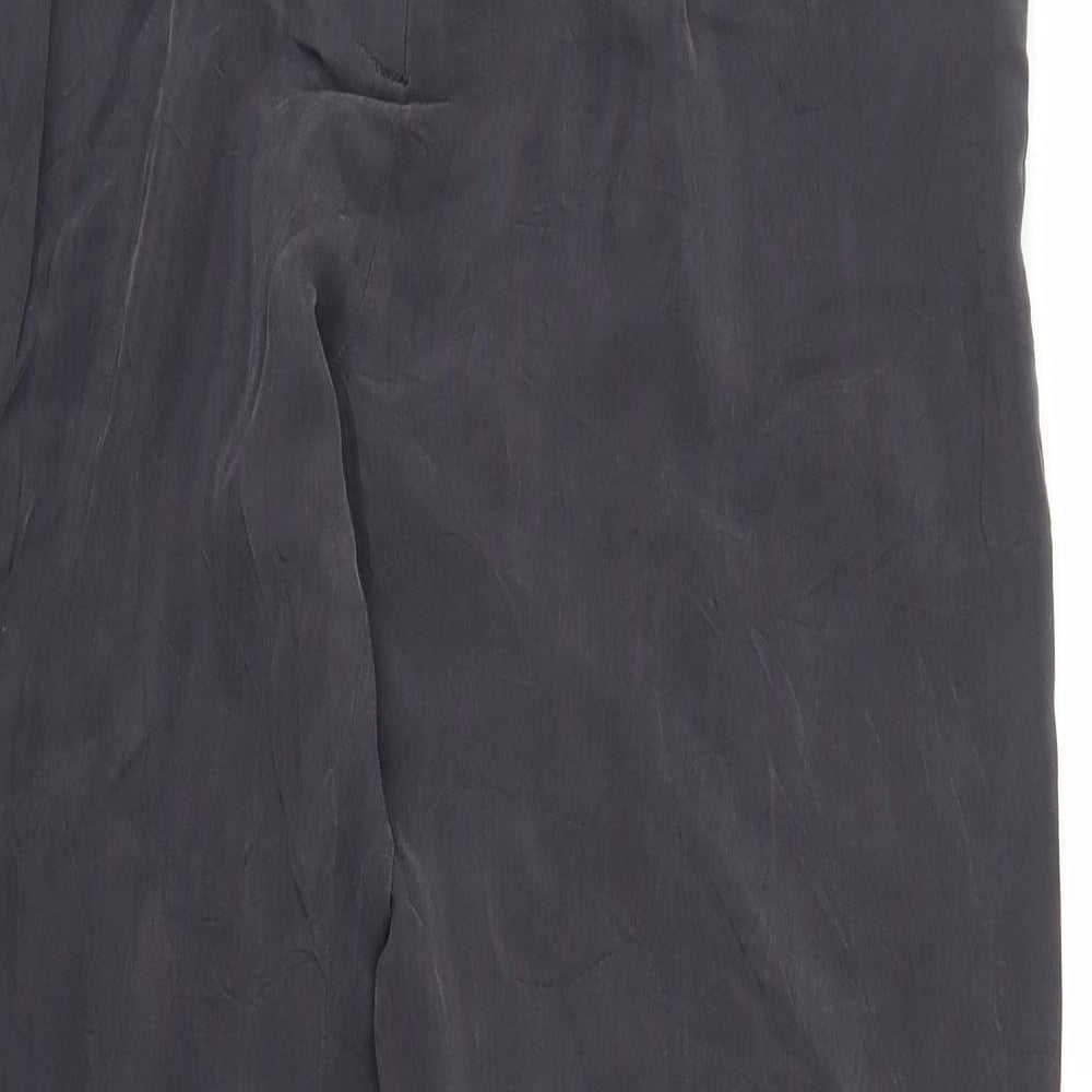 Topshop Womens Grey   Trousers  Size 12 L27 in