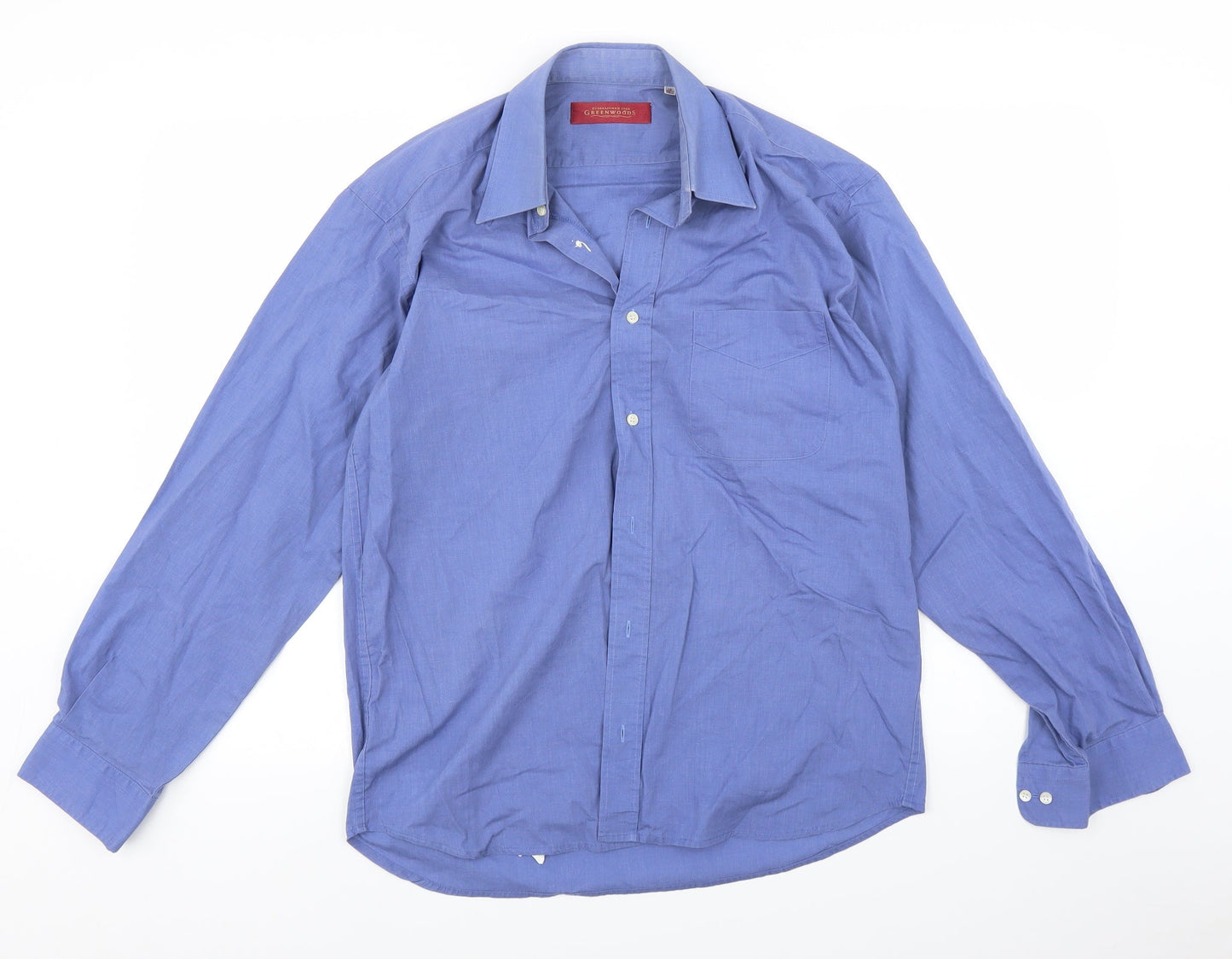 Littlewoods Mens Blue    Dress Shirt Size 15