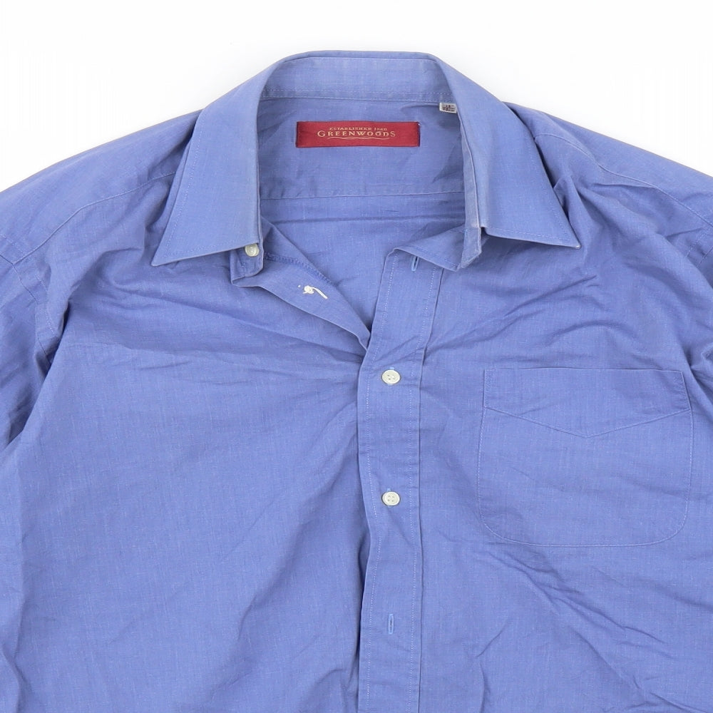 Littlewoods Mens Blue    Dress Shirt Size 15