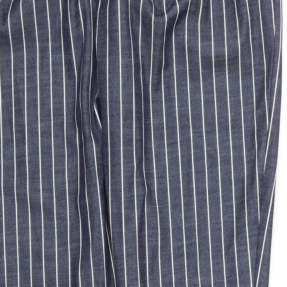 Gap Womens Black Striped  Trousers  Size 10 L26 in