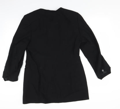 Preloved Marks and Spencer Womens Black   Jacket  Size 12 - Back