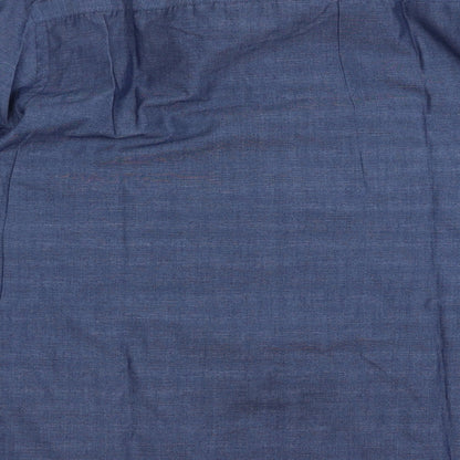 Preloved F&F Mens Blue    Button-Up Size 15 - Label