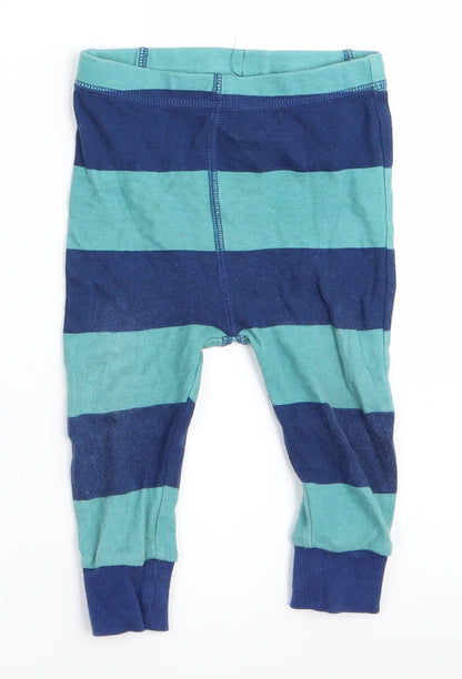 Next Baby Black Striped  Jogger Trousers Size 9 Months