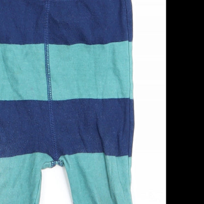 Next Baby Black Striped  Jogger Trousers Size 9 Months