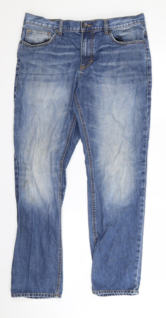 Preworn Womens Blue   Bootcut Jeans Size 32 L32 in