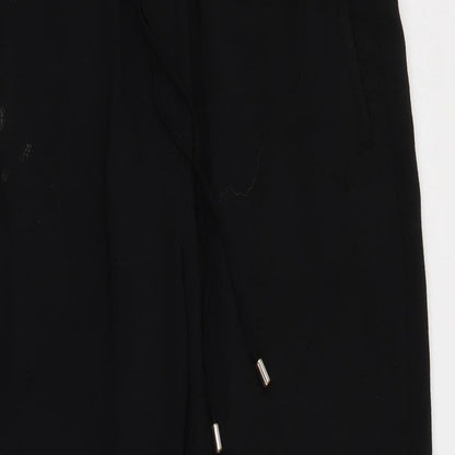 Preloved H&M Womens Black   Trousers  Size 38 L25 in - Detail