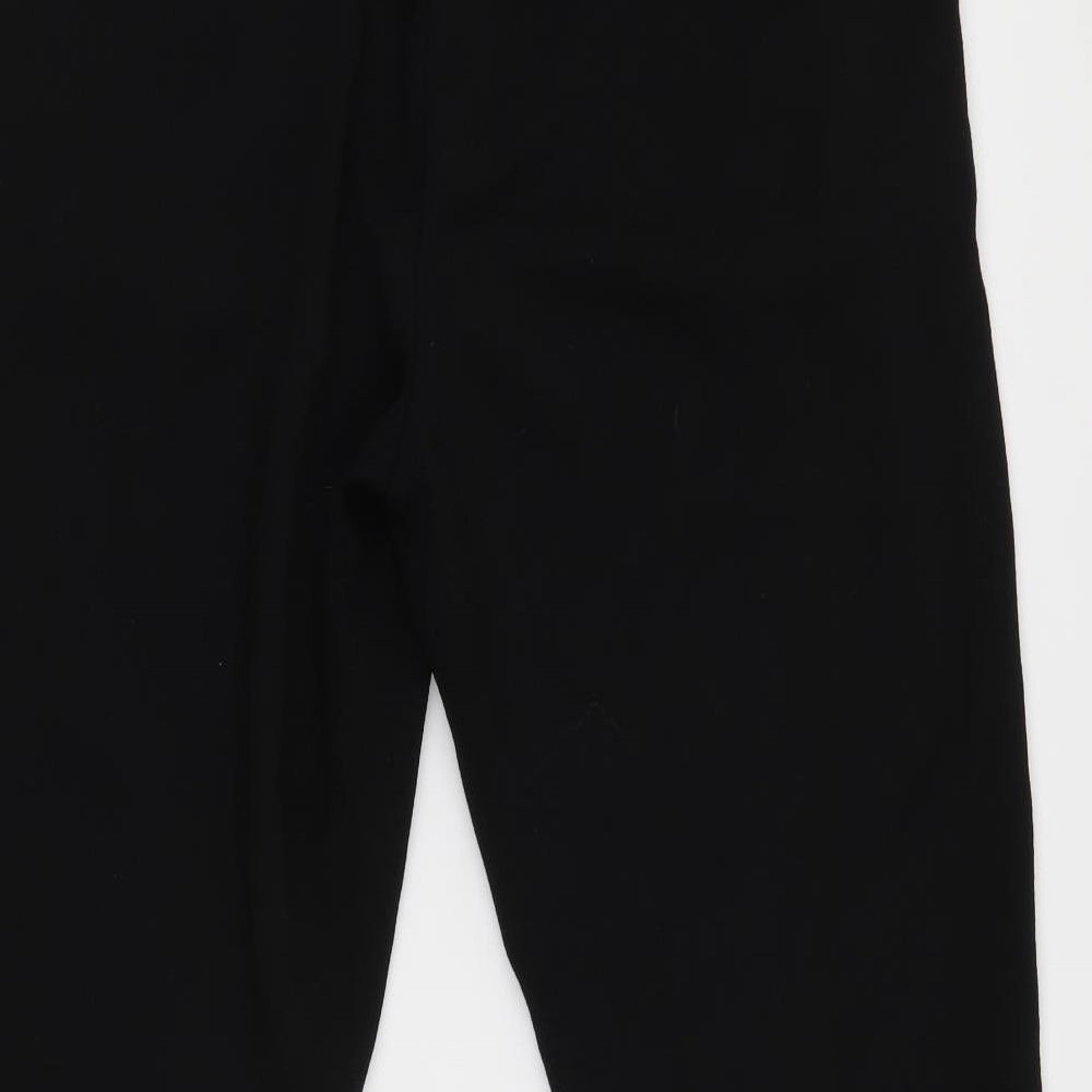 H&M Womens Black   Trousers  Size 38 L25 in