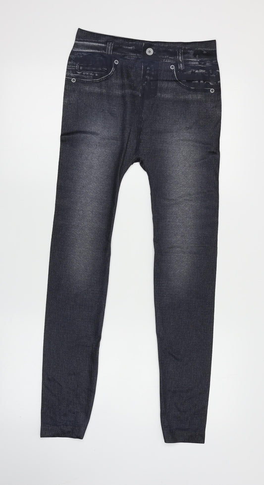 Preworn Womens Black   Jegging Leggings Size 8